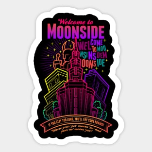 Welcome to Moonside Sticker